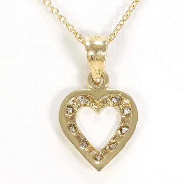 10K Yellow Gold Zircon Necklace