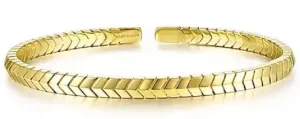 14 Karat Yellow 6.5" Polished Bracelet