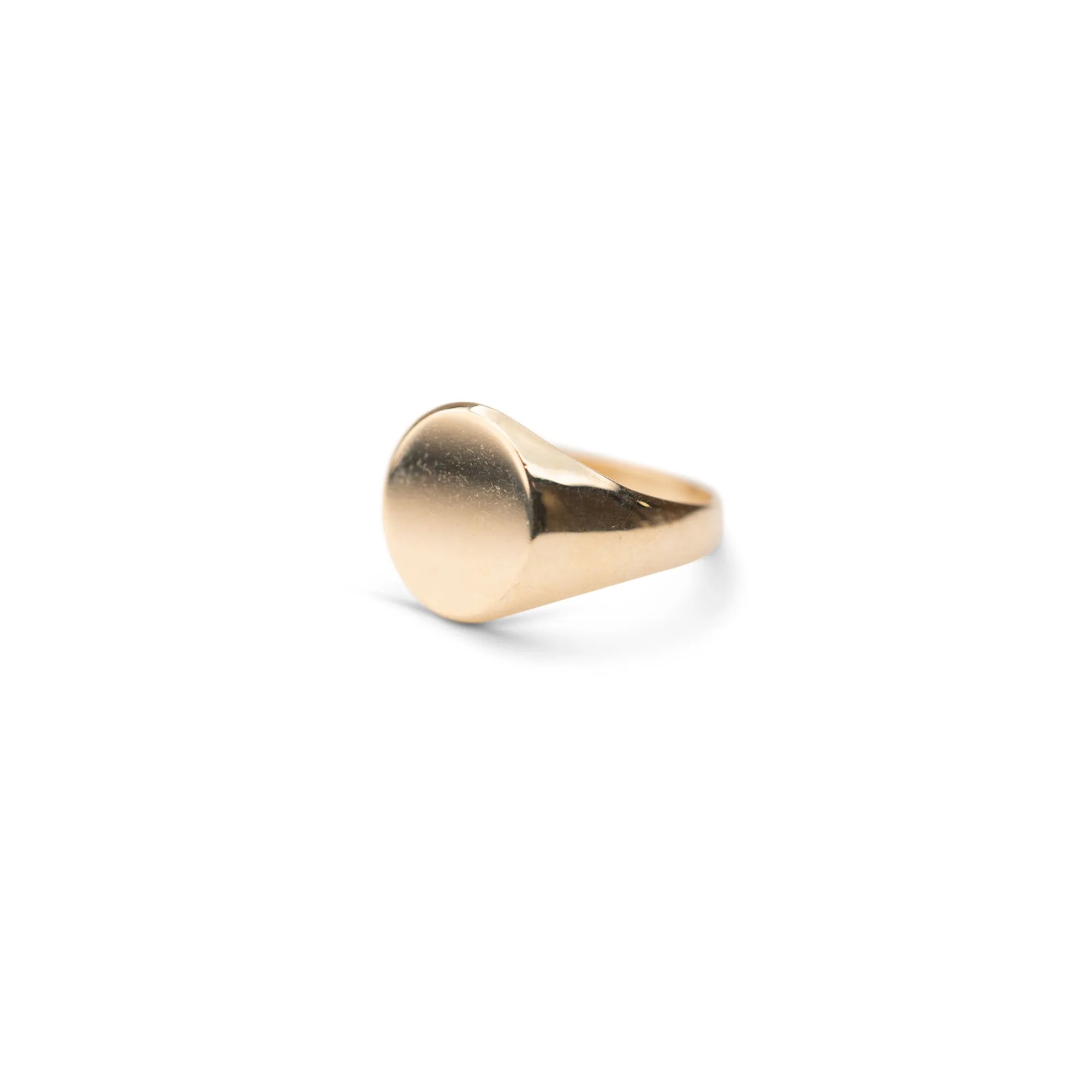 14k Large Signet Ring