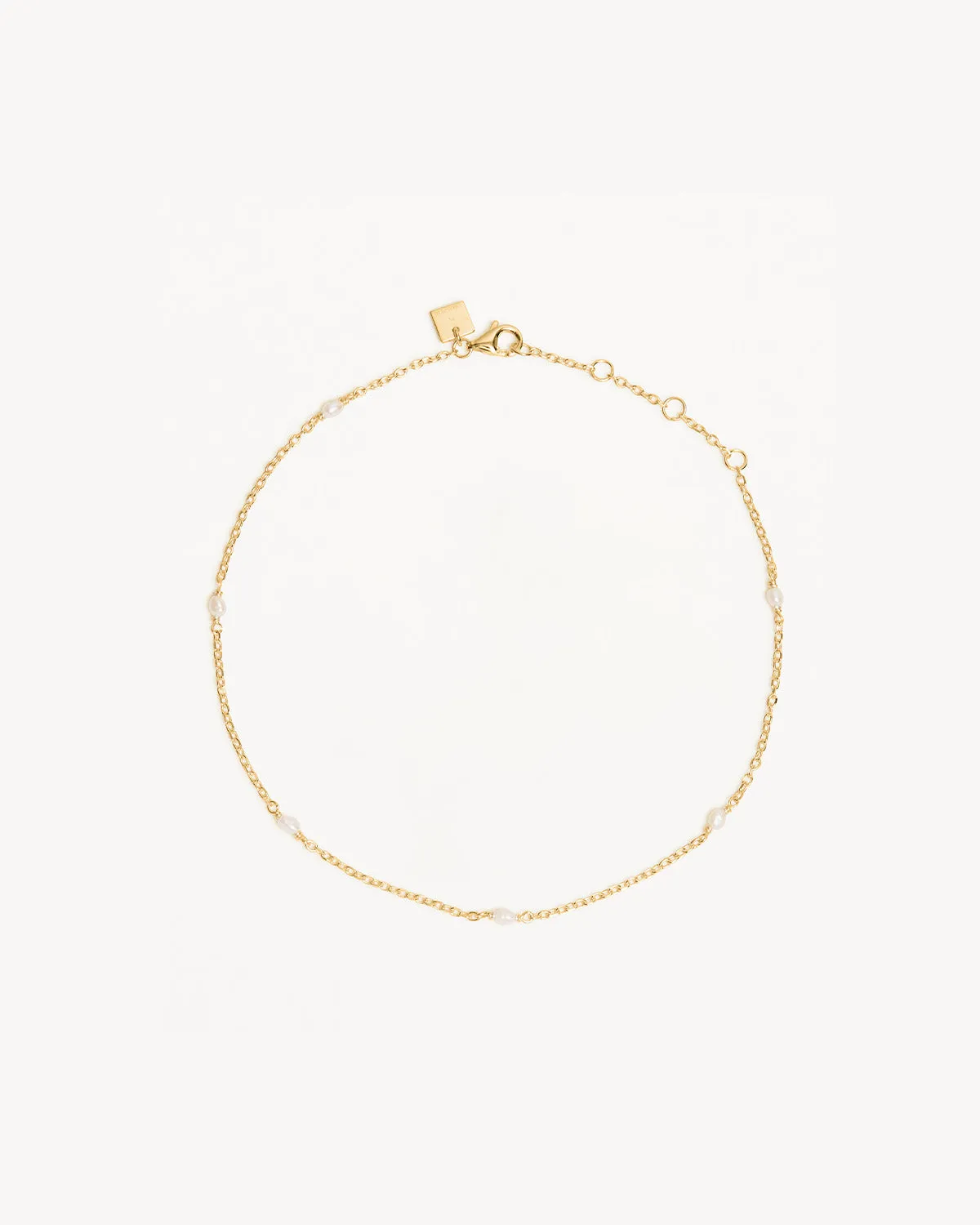 14k Solid Gold Peaceful Wanderer Anklet