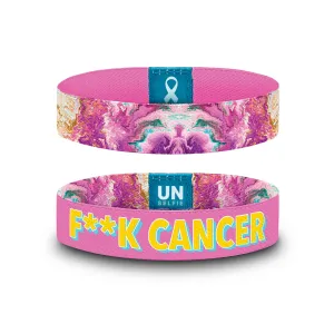 Abstract F**K Cancer Band: Medium - 7 inch 