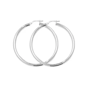 Acotis Silver Hoop Earrings G5182