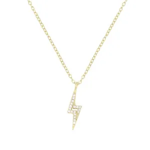 Athens Lightening Bolt Chain Necklace