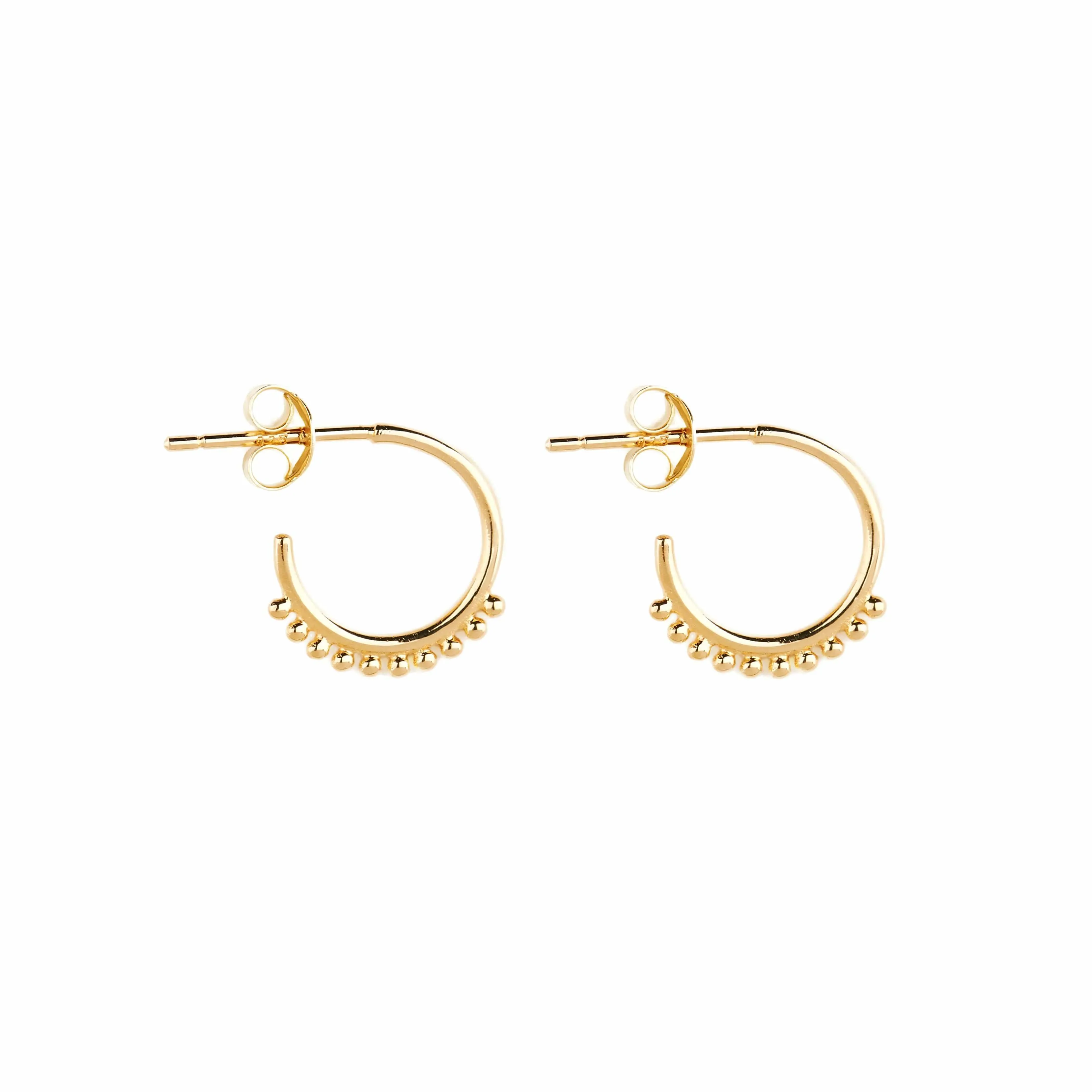 By Charlotte Cherish Hoop Earrings, Gold or Silver