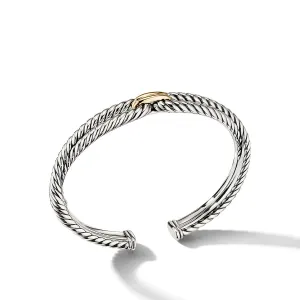 Cable Loop Bracelet with 18K Gold