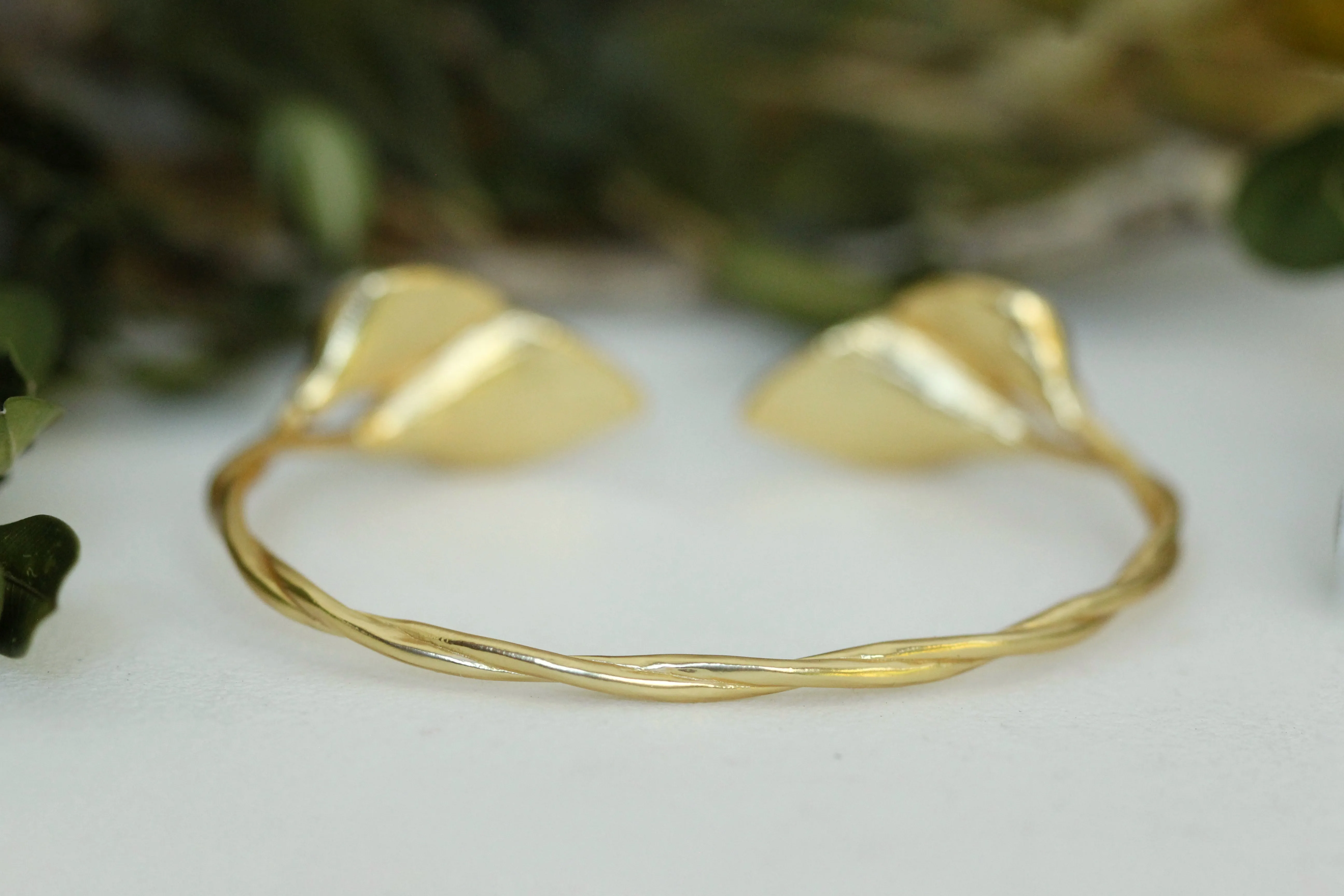 Calla Lily Branch Bracelet