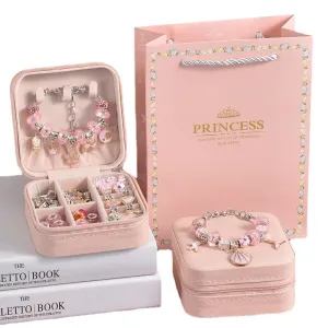 Children's Educational Handmade DIY Beaded Bracelet Set Creative Jewelry Bracelet Set Gift Box