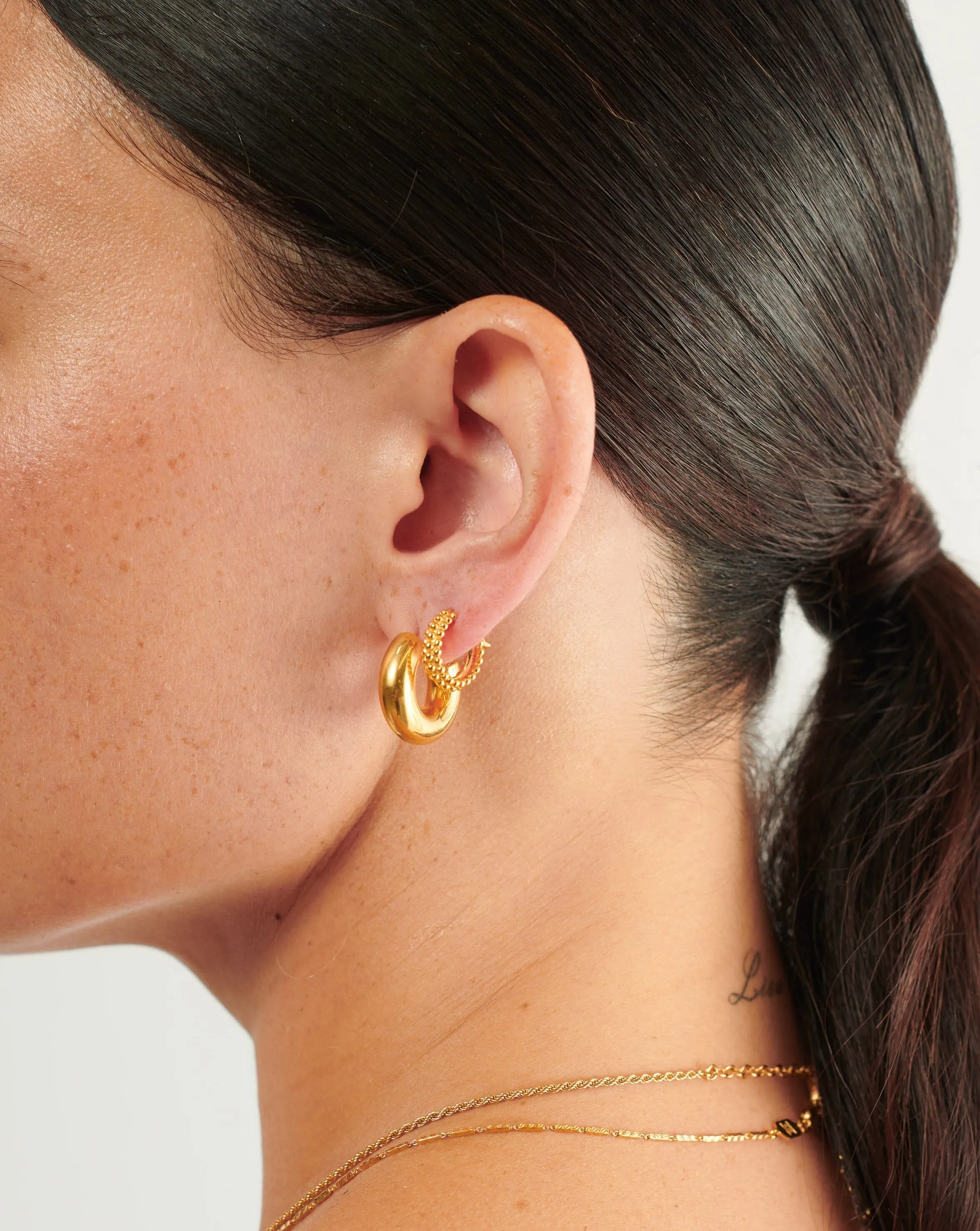 Chubby & Baya Hoop Earring Set | 18k Gold Vermeil