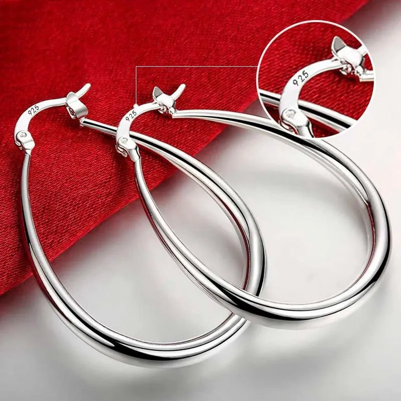 Circle Hoop Earrings For Women Fashion Charm Jewelry