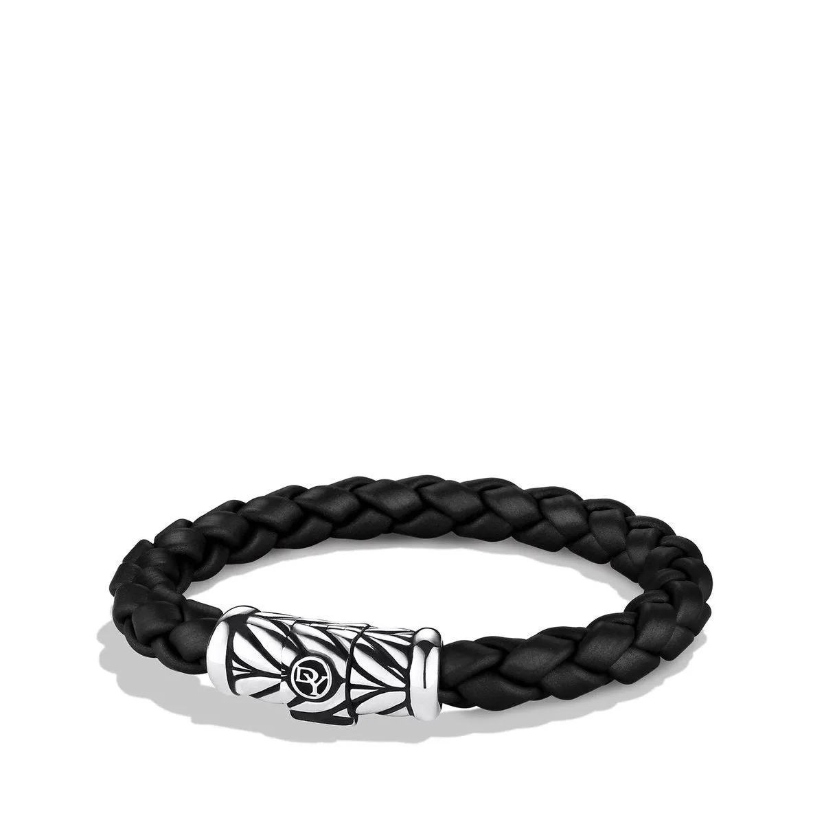 David Yurman 8mm Black Rubber Bracelet