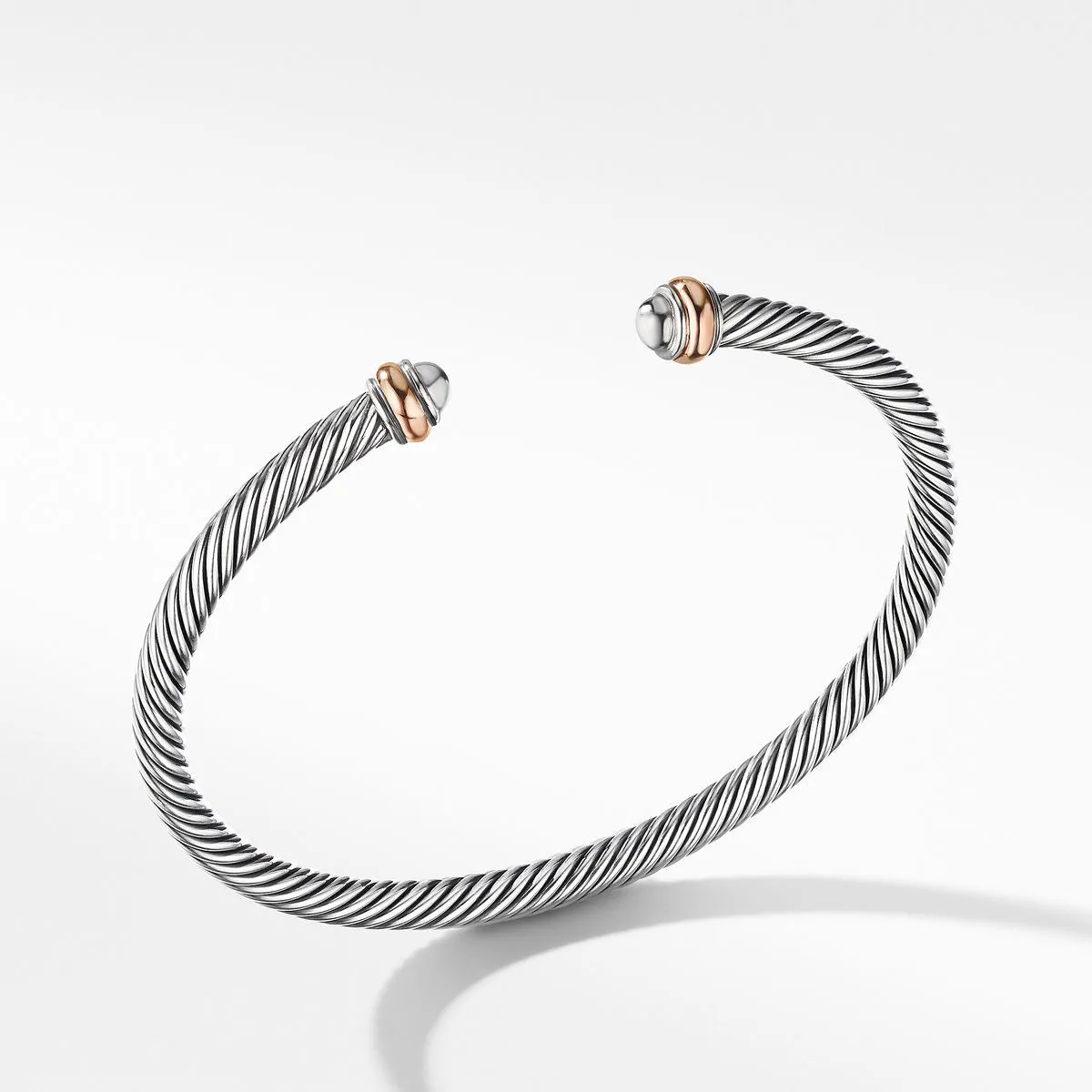 David Yurman Cable Classics Collection Bracelet with 18K Rose Gold