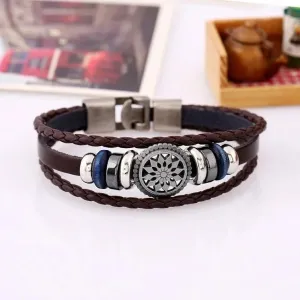 Delysia King  Men's leather bracelet