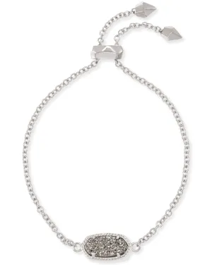 Elaina Rhodium - Platinum Drusy Bracelet