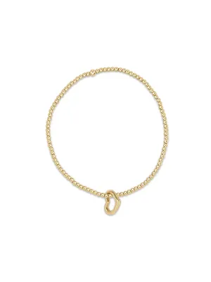 enewton Classic Love Charm Gold Bead Bracelet