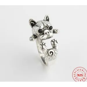 French bulldog statement ring