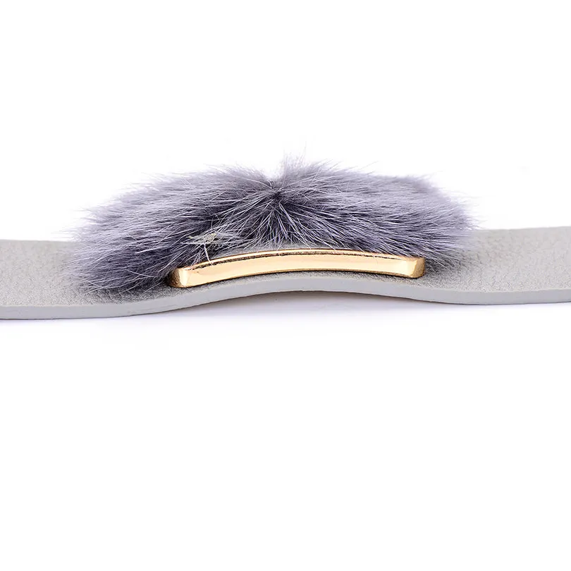 Fur Charms Cuff Bracelet