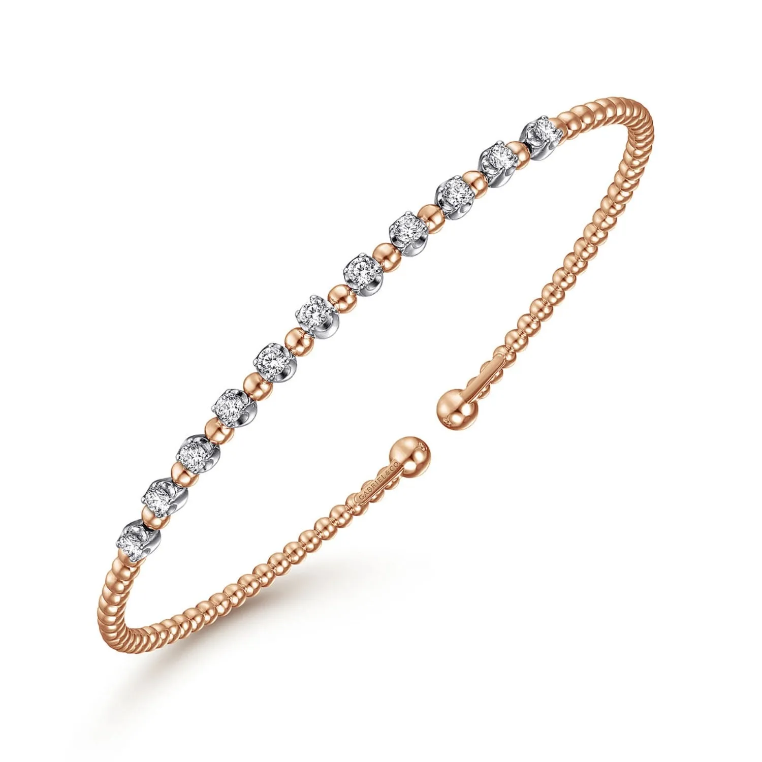 Gabriel & Co. Diamond Bujukan Bead Cuff Bracelet