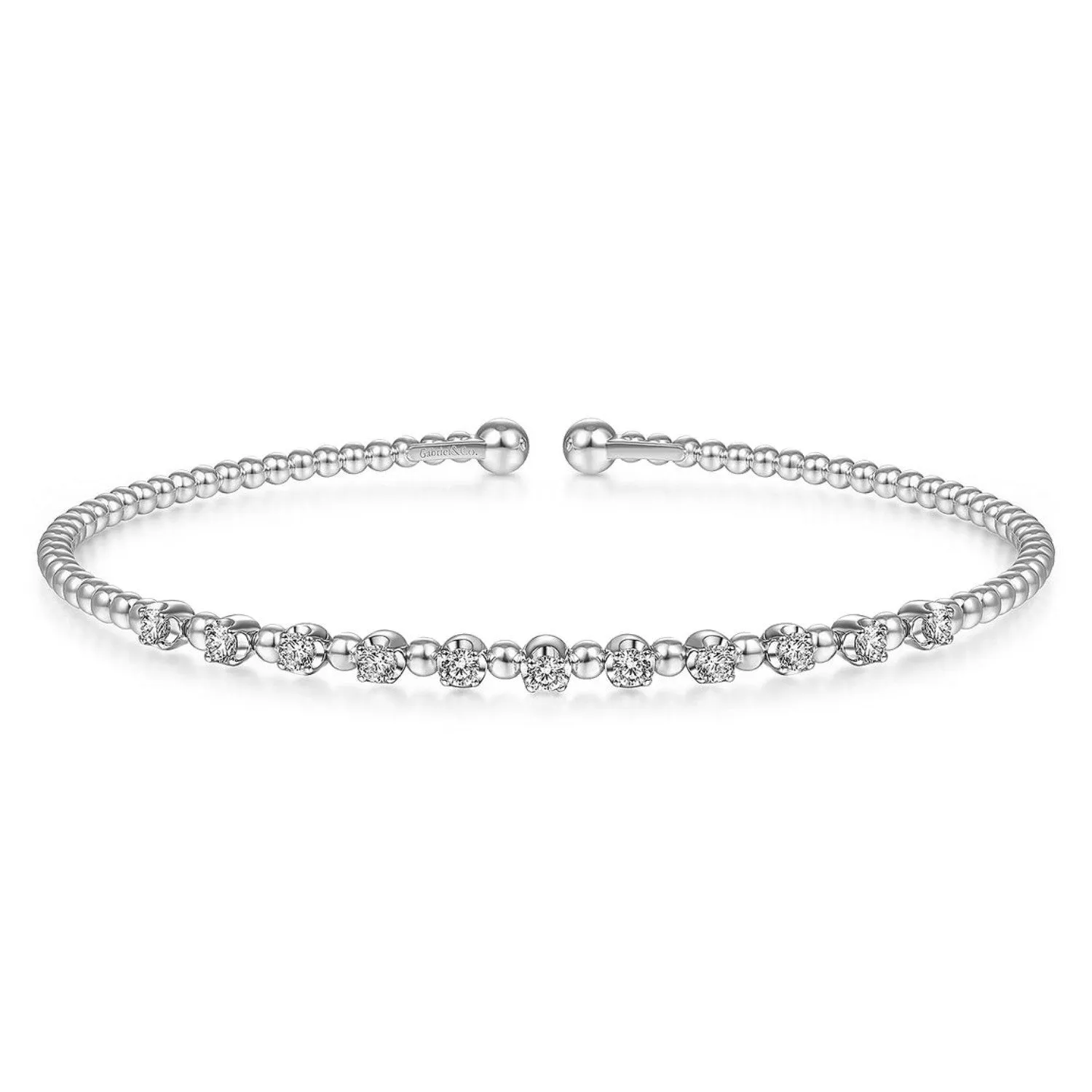 Gabriel & Co. Diamond Bujukan Bead Cuff Bracelet