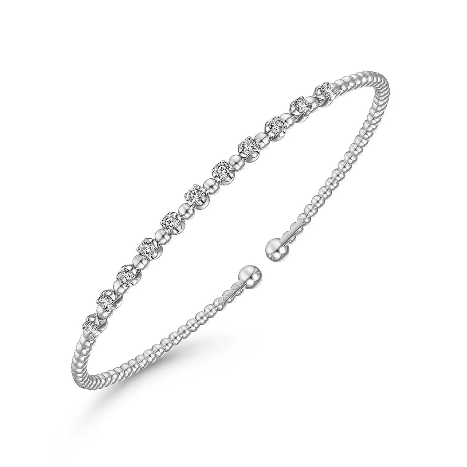 Gabriel & Co. Diamond Bujukan Bead Cuff Bracelet