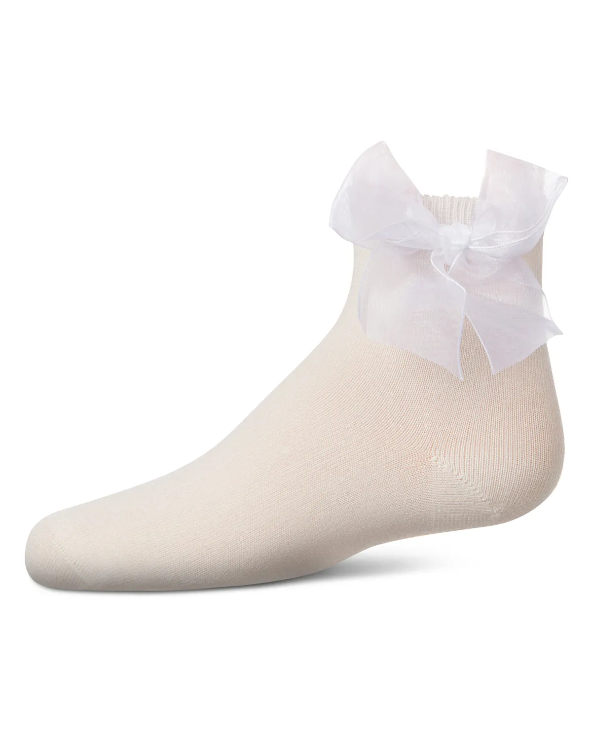 Girls' Tulle Bow Anklet Socks