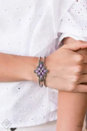 Go With The FLORALS - Purple Bracelet FINAL