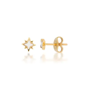 Gold Starburst Earrings