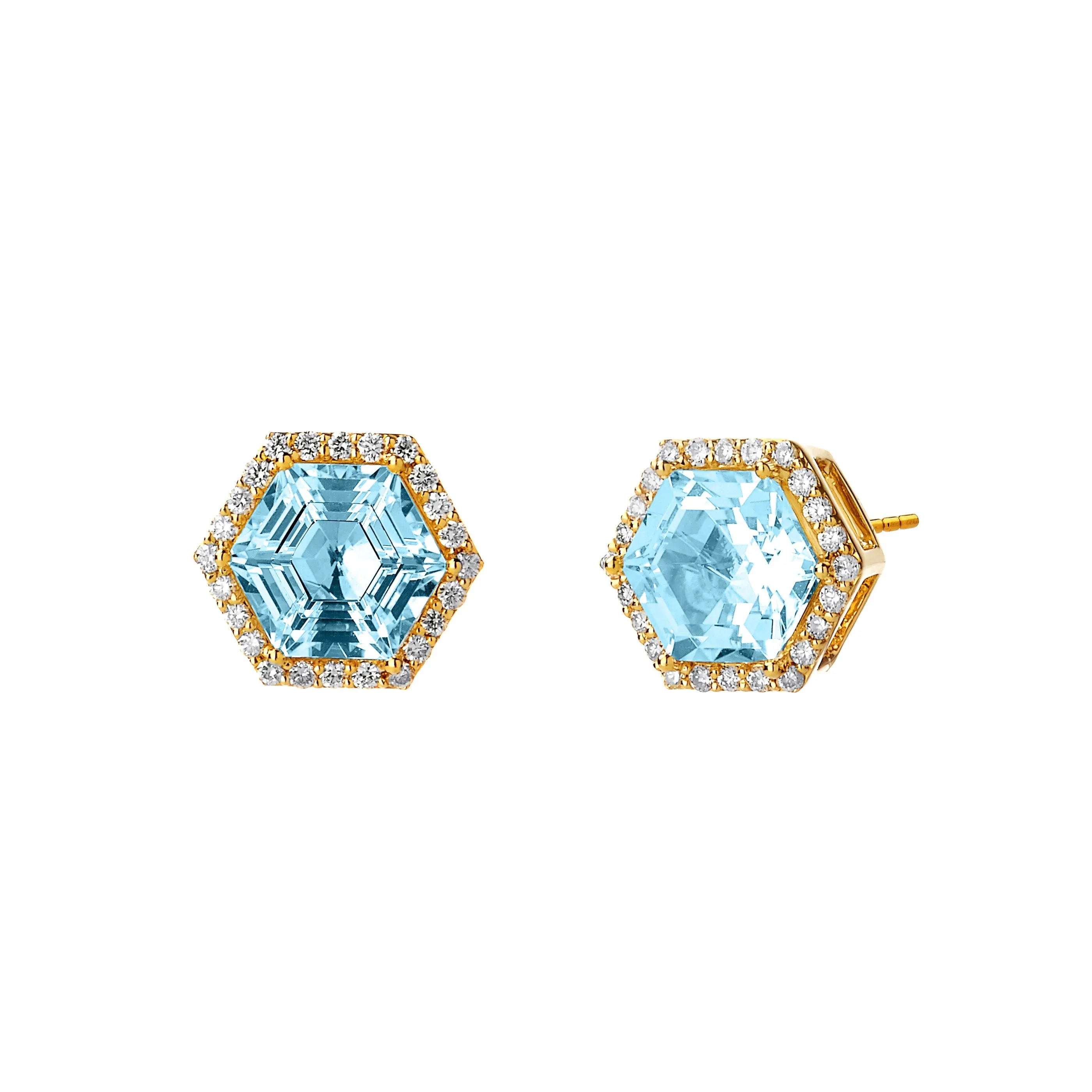 Hexagon Studs