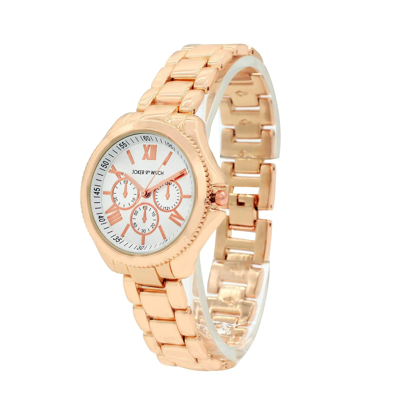 Joker & Witch Carole Rosegold Watch Bracelet Gift Set for Women