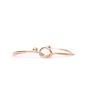 Joker & Witch Rosegold Knot Bracelet for Women(Pink)