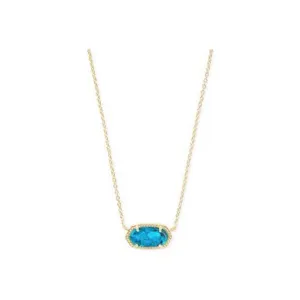 Kendra Scott Elisa Gold and Turquoise Necklace