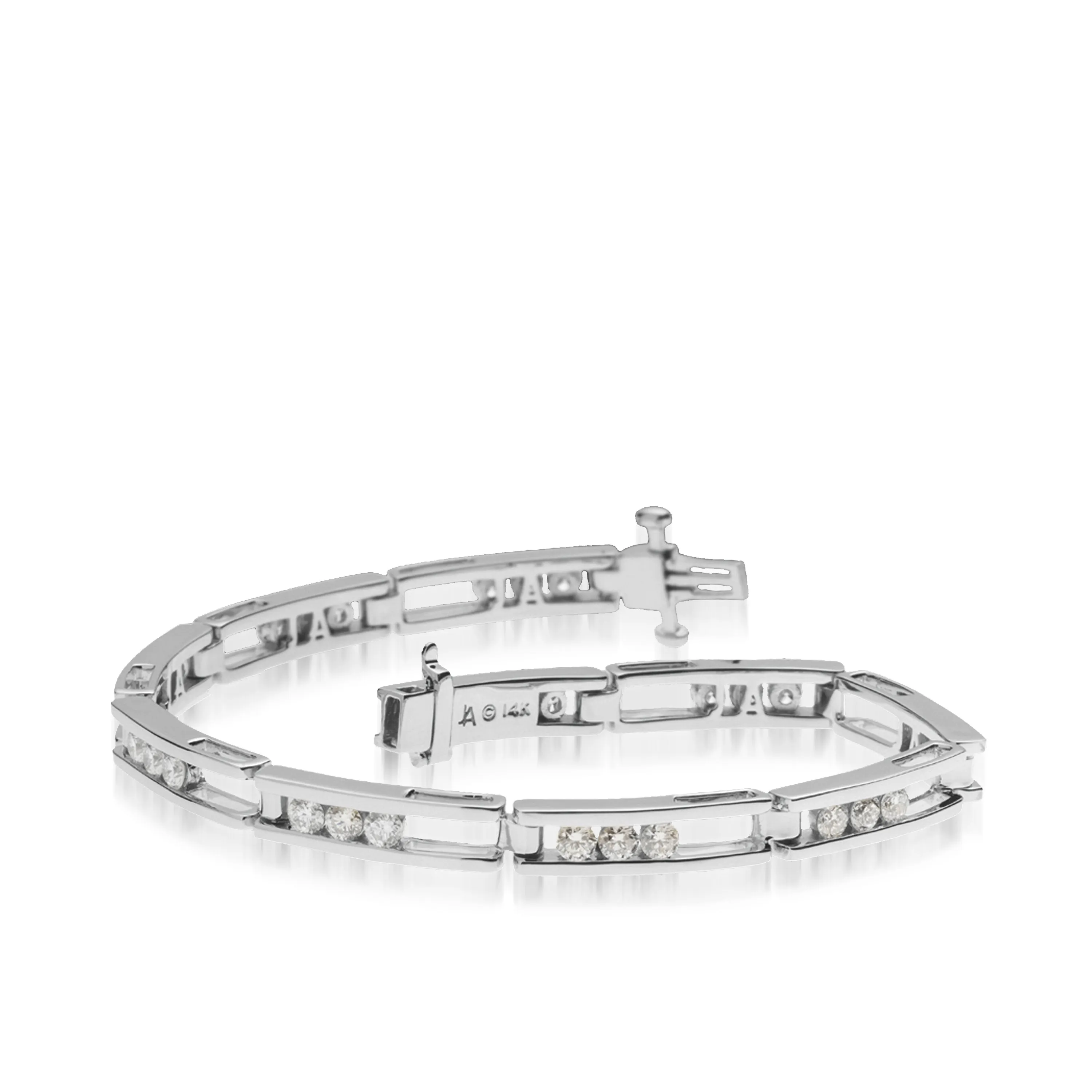 Lines 2.0 Carat Diamond Tennis Bracelet