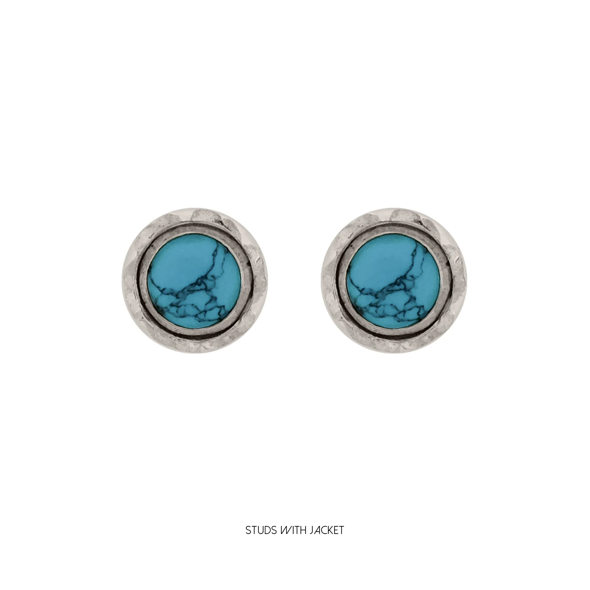 Maya Stud Earrings - Turquoise