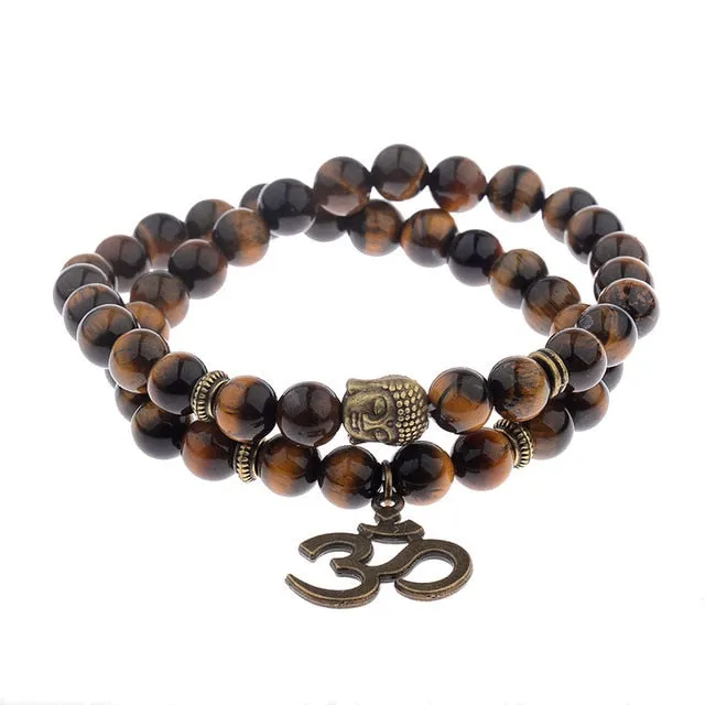 Om- Buddhist Prayer Bracelets