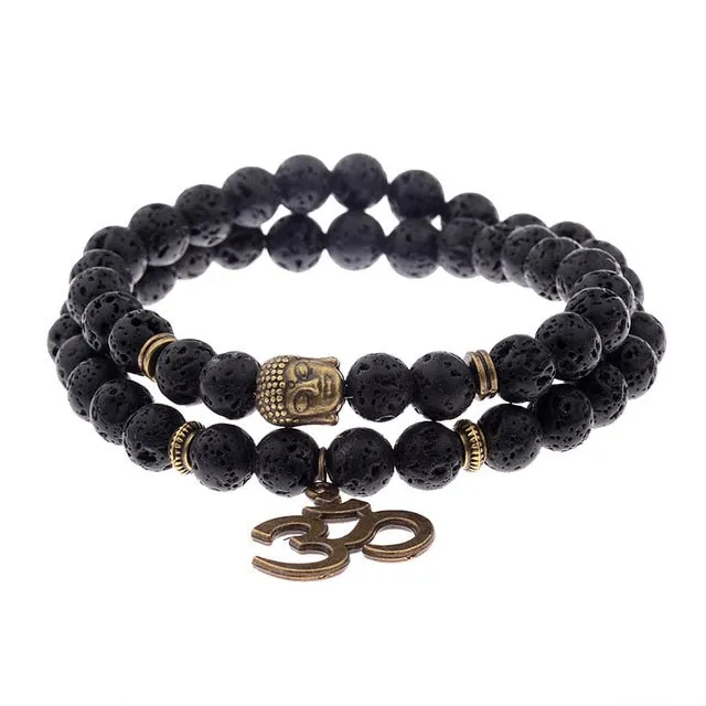 Om- Buddhist Prayer Bracelets