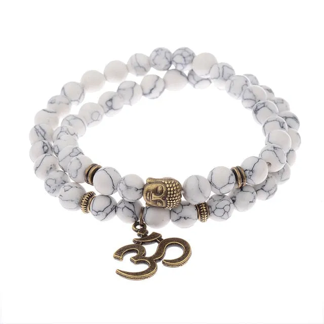 Om- Buddhist Prayer Bracelets