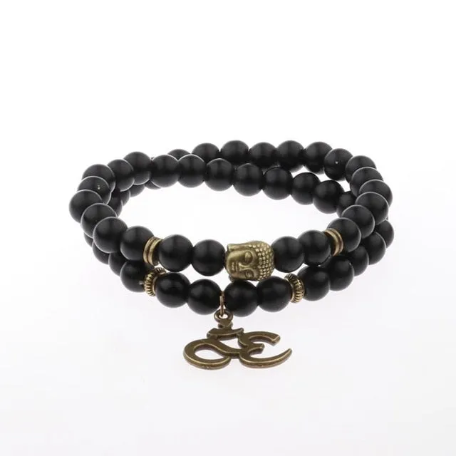 Om- Buddhist Prayer Bracelets