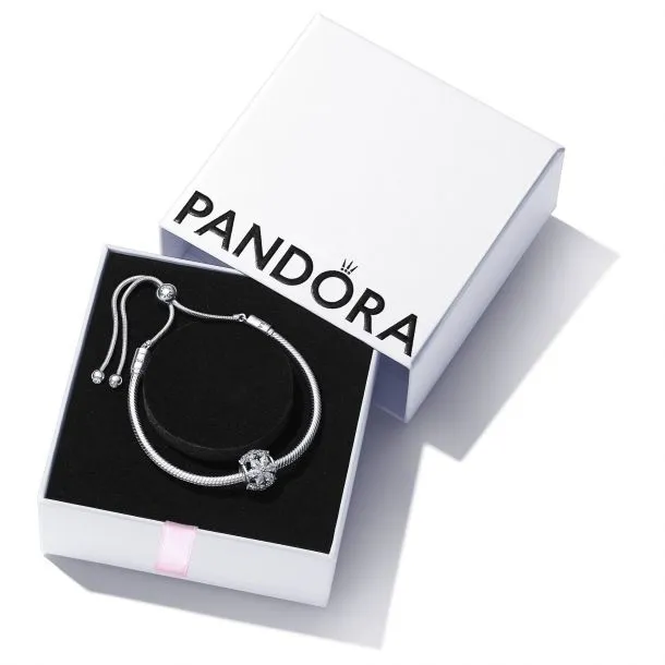 Pandora Sparkling Snowflake Sliding Bracelet Gift Set |B801623-28|