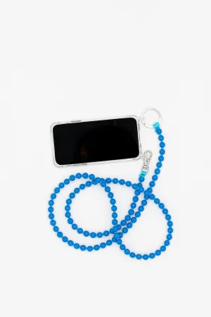 Phone Necklace, Blue/Turquoise