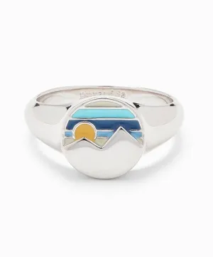 Pura Vida - Twin Peaks Signet Ring