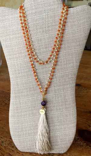 "Go Team!" College Colors Mala Necklace