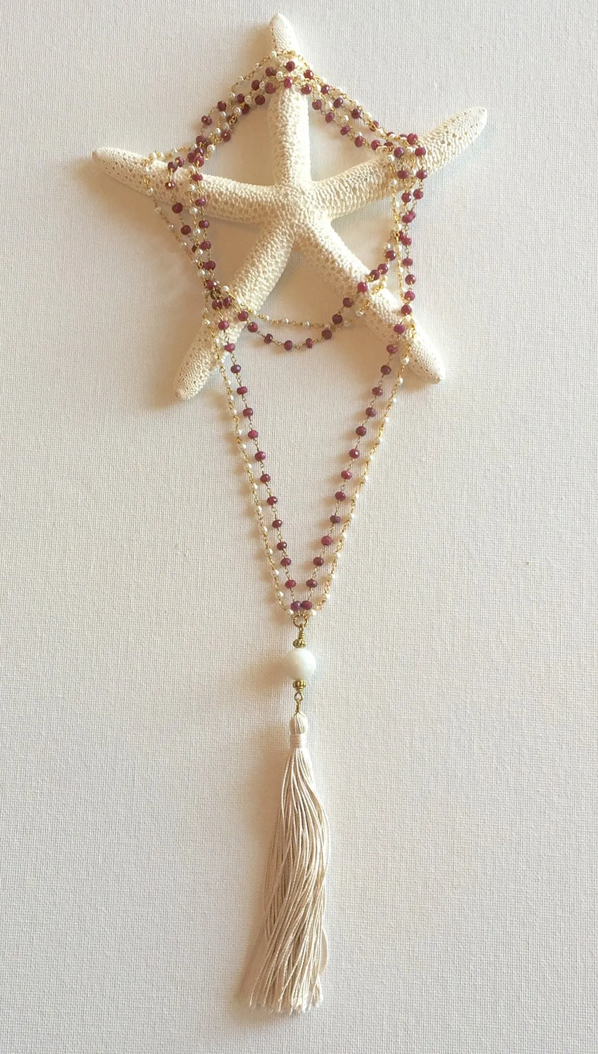 "Go Team!" College Colors Mala Necklace