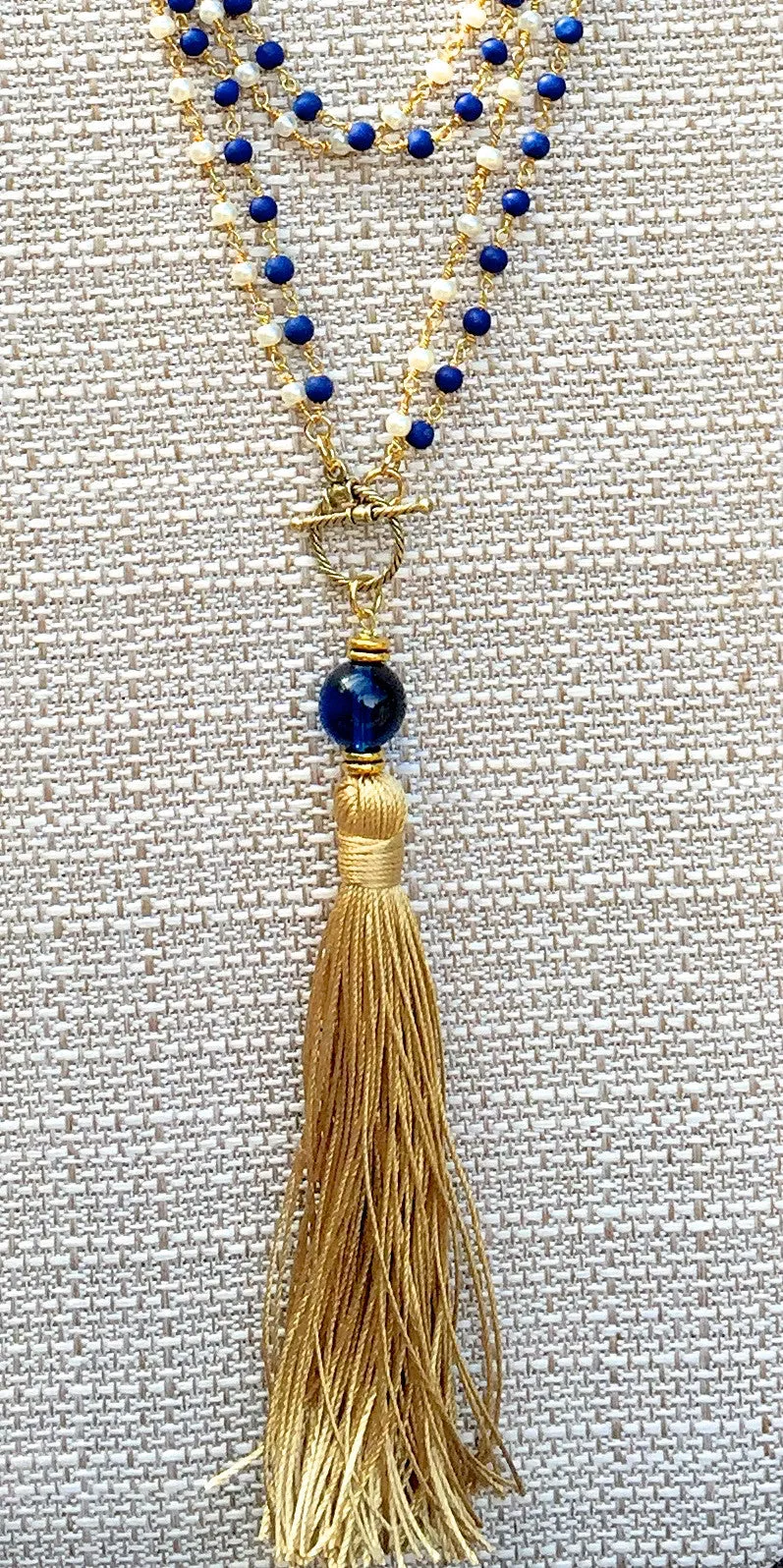 "Go Team!" College Colors Mala Necklace