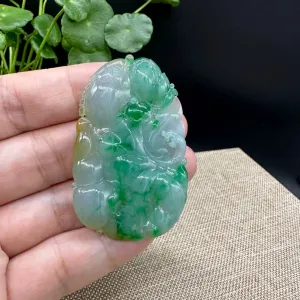 RealJade® High-End Jadeite Jade Fish Pendant Necklace ( Collectibles )