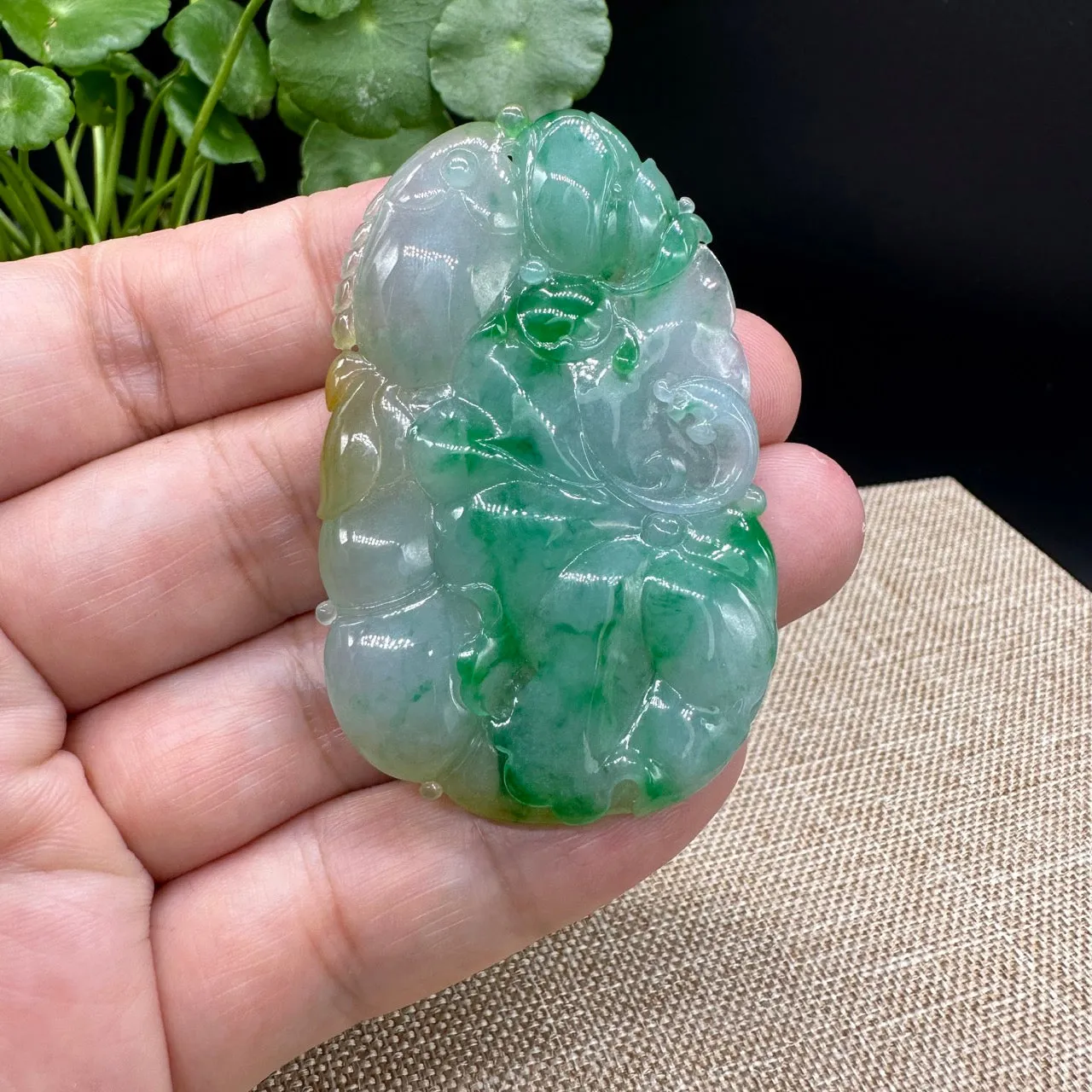 RealJade® High-End Jadeite Jade Fish Pendant Necklace ( Collectibles )