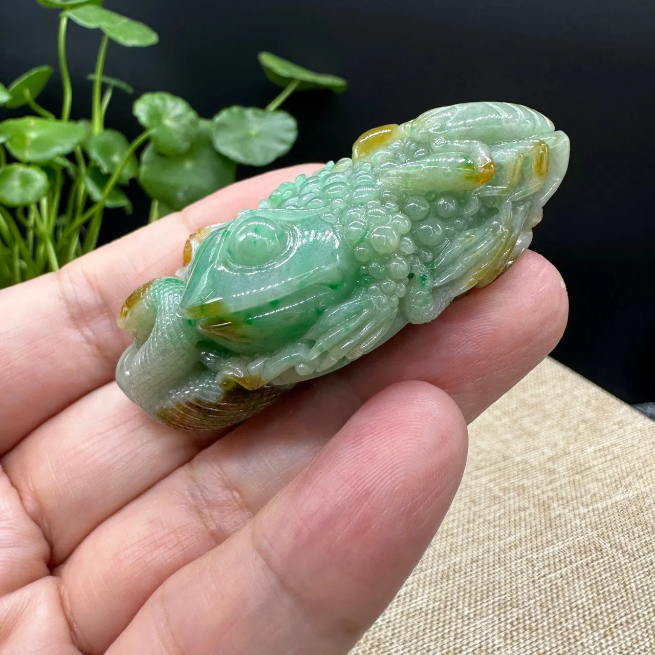 RealJade® High-End Jadeite Jade " Wu Du " Pendant Necklace ( Collectibles ) ( Philosophical Wisdom )