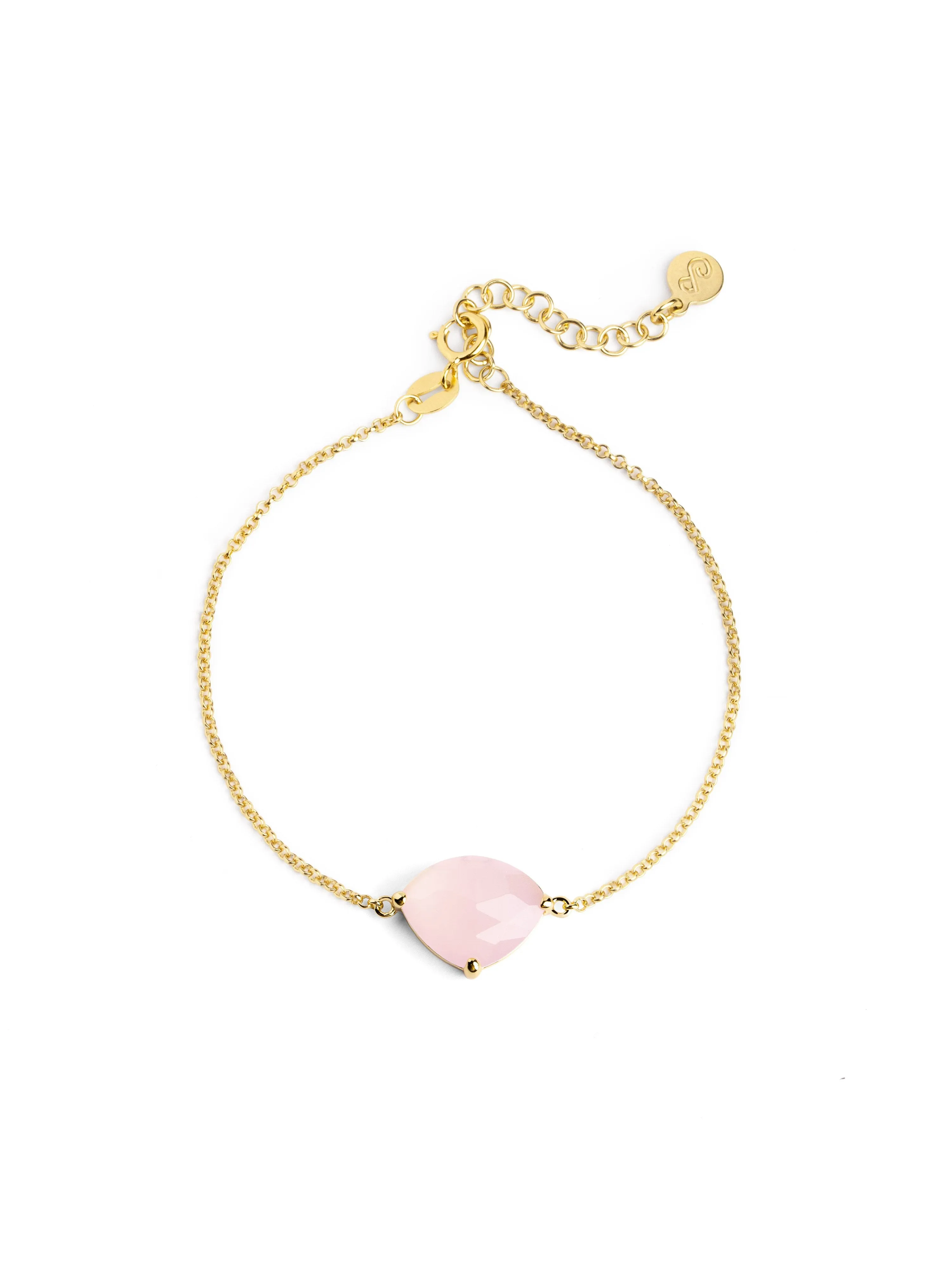 Rose Drop Gold Bracelet