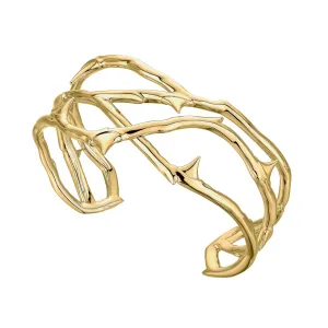 Rose Thorn Small Cuff - Yellow Gold Vermeil