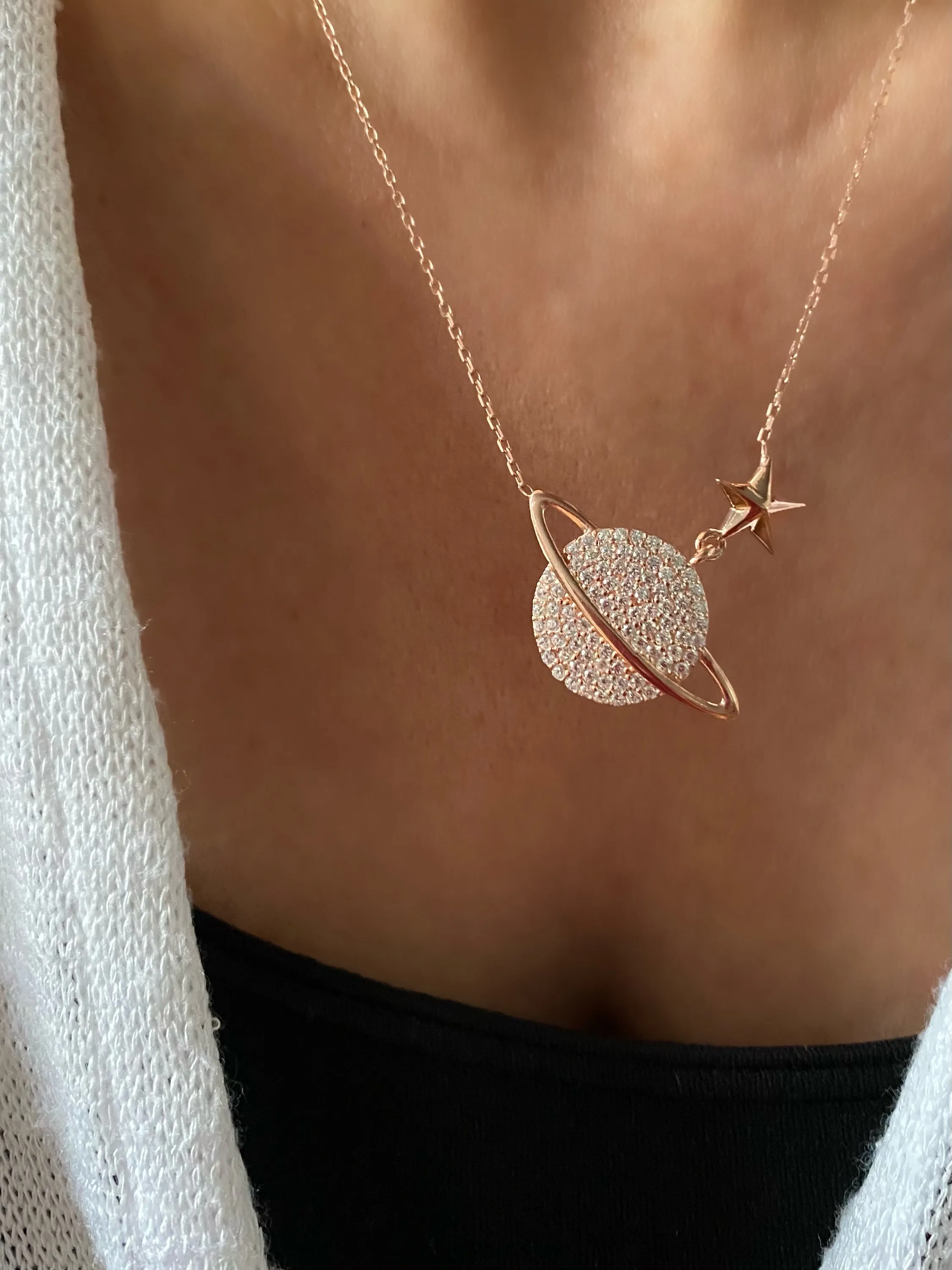 Saturn Necklace