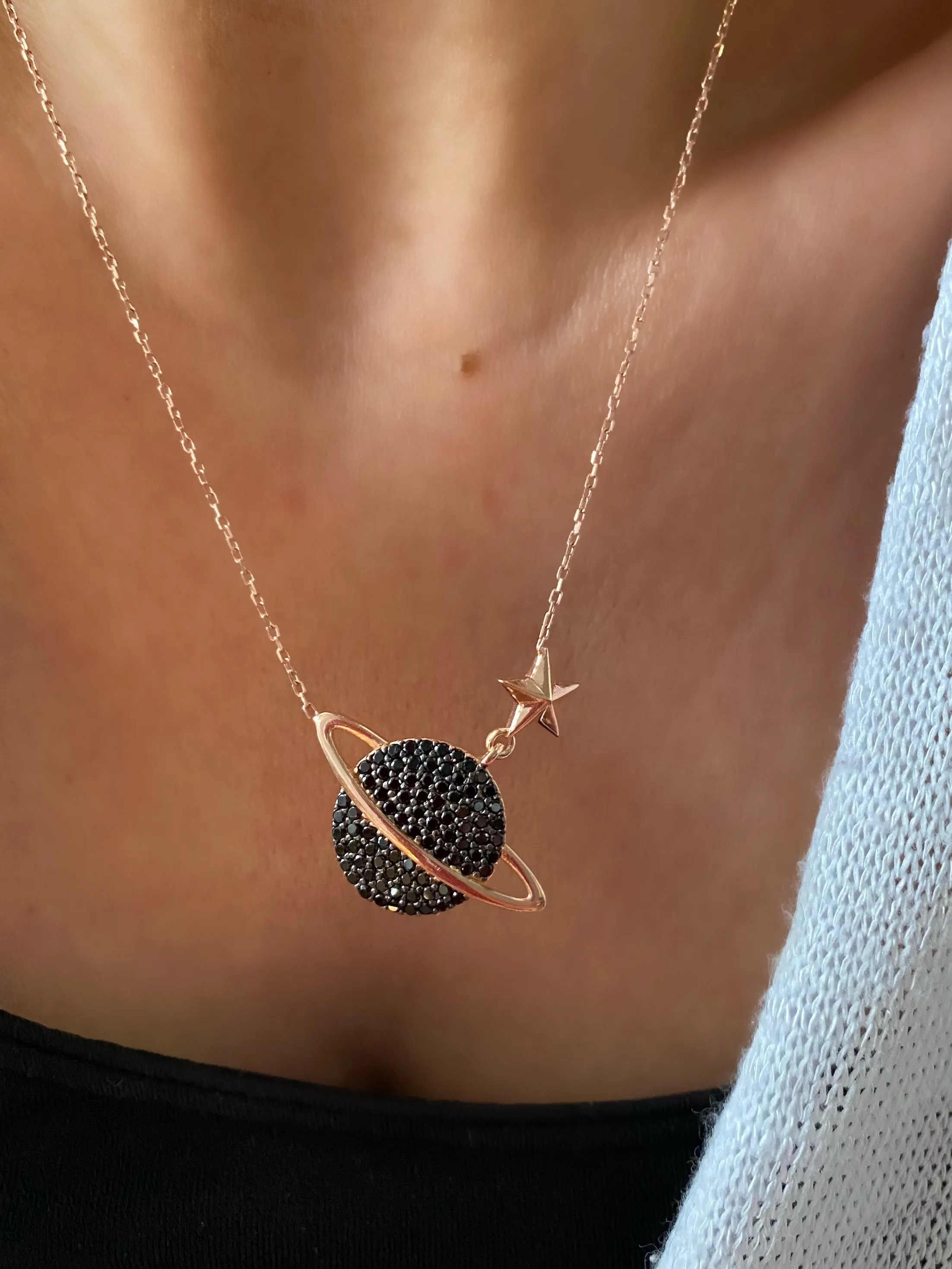 Saturn Necklace