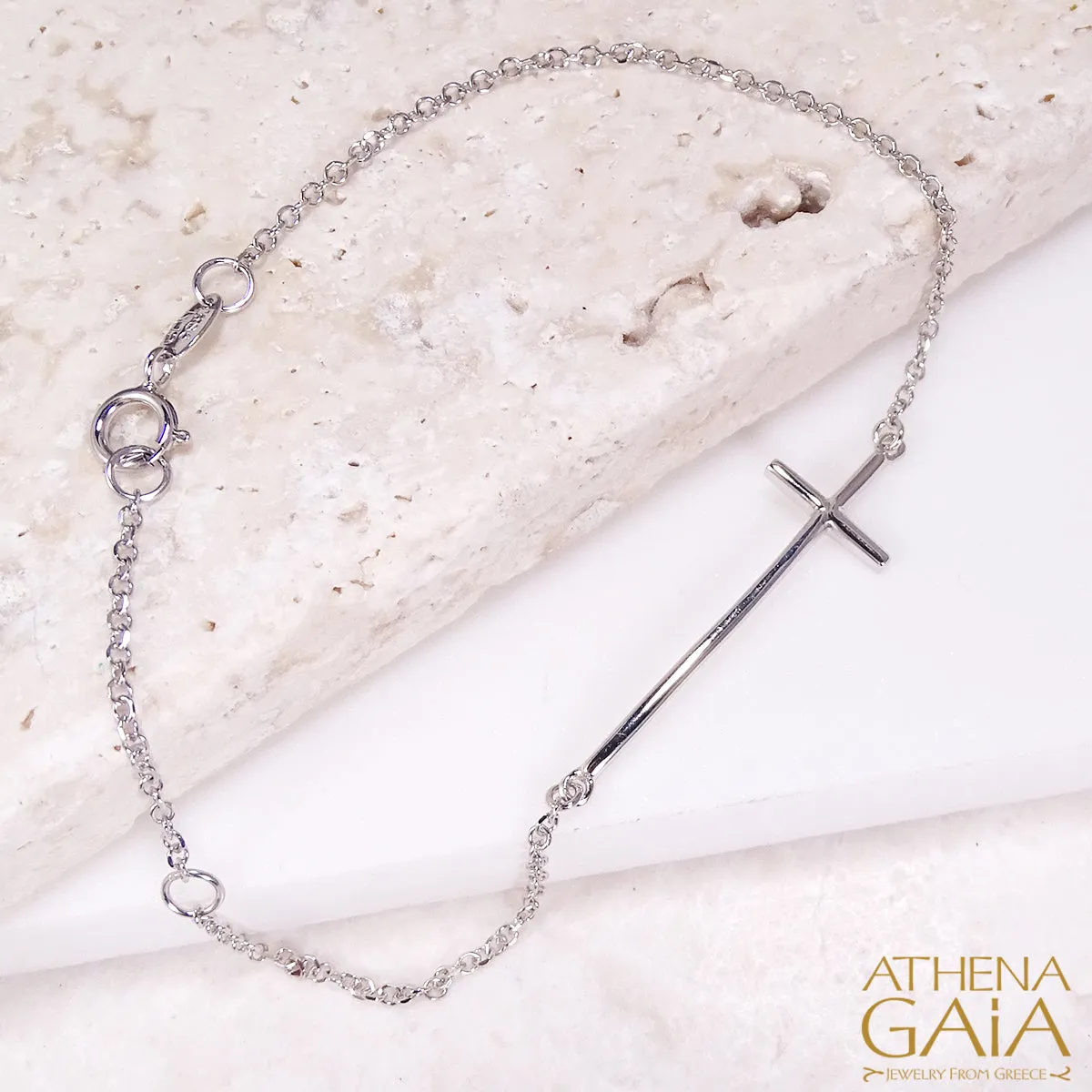 Side Cross Bracelet